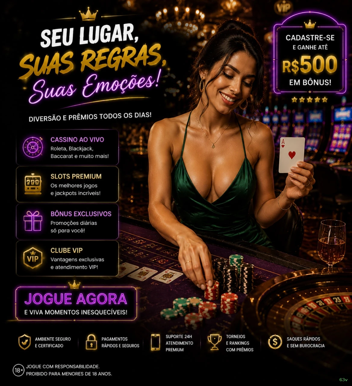 Roleta Ao Vivo 63v